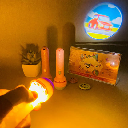 Mini Flashlight Projector Slide Projector Toy