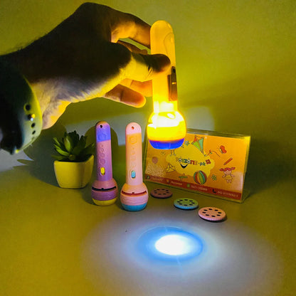 Mini Flashlight Projector Slide Projector Toy