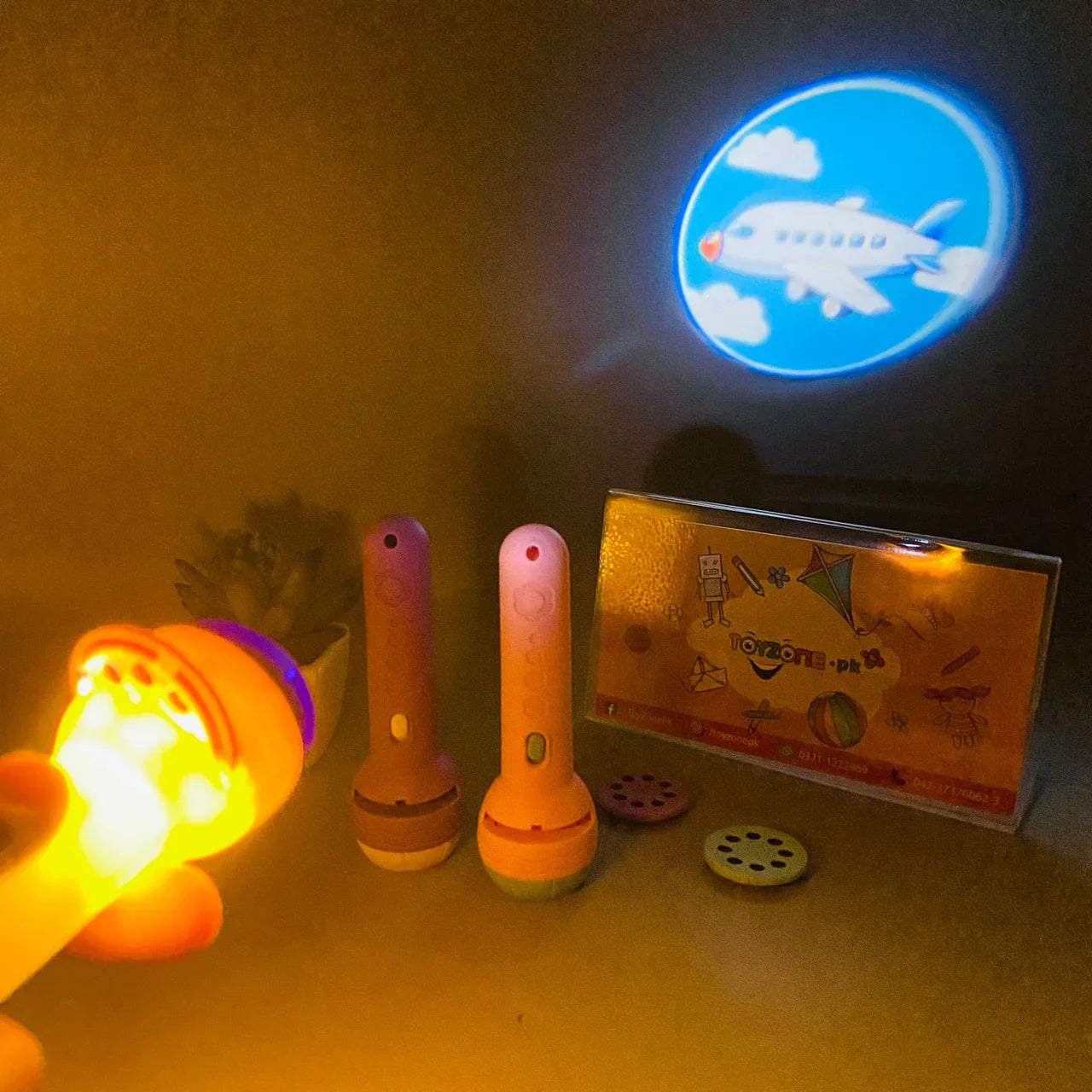 Mini Flashlight Projector Slide Projector Toy