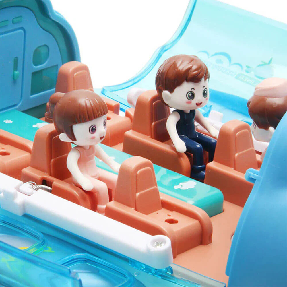 Aviation Airliner Universal Toy With Music,Light And Rotate 360