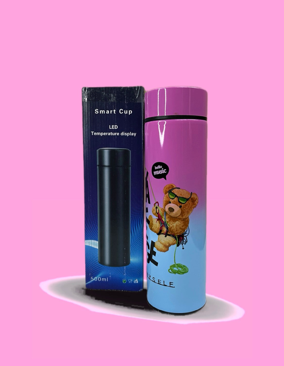 🌡️ Smart LED Temperature Display Water Bottle – Technology Meets Hydration! 💧