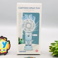 Rechargeable Cartoon Mini Cooling Fan With Mist